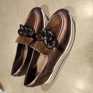 New Regarde le Ciel Alyx-04 Dark Brown bronze platform UNIQUE buckle 9 M